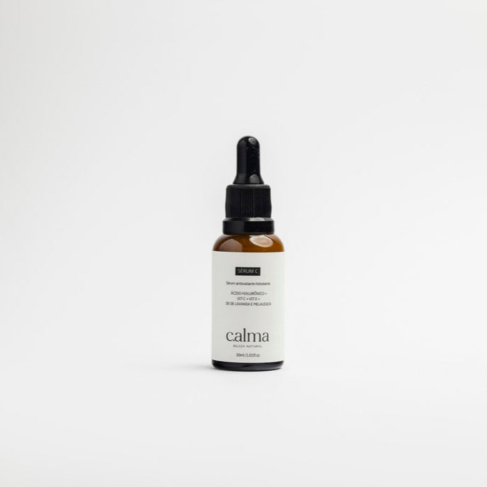 Sérum C vegano com vitamina C para rotina de autocuidado natural