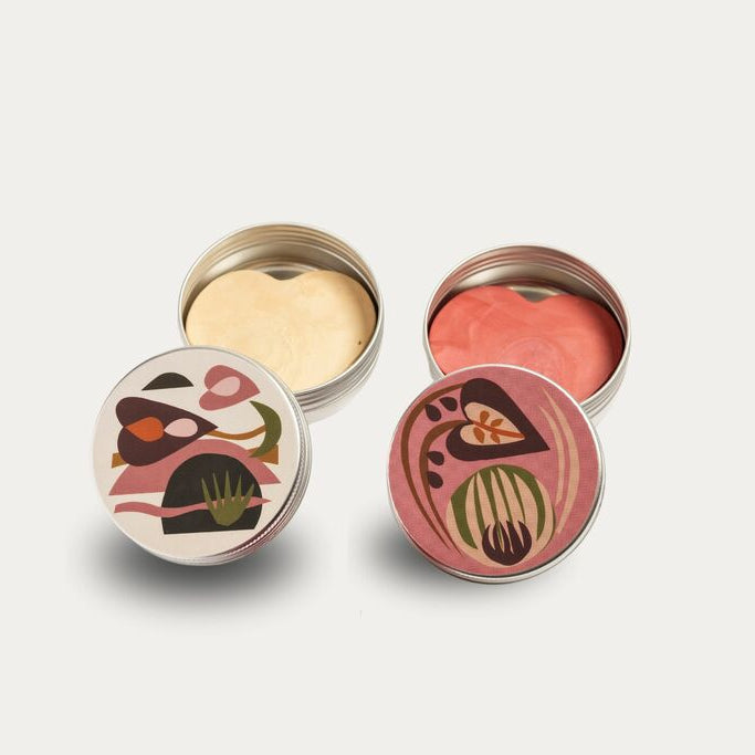 kit de autocuidado com produtos veganos