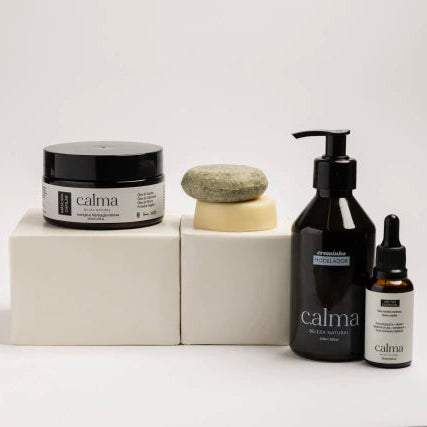 Ritual Capilar Completo (Xampu + Condicionador Sólido Nutritivo + Máscara Capilar + Creminho Modelador + Néctar Essencial)