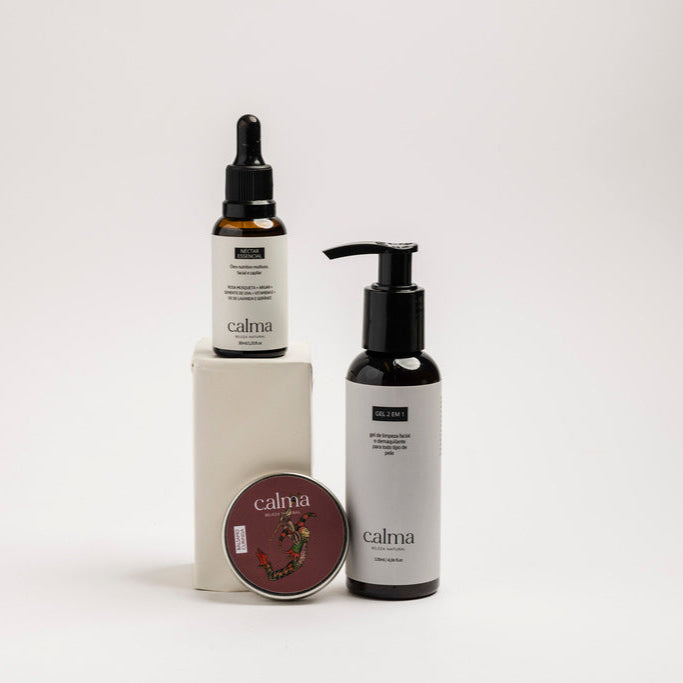 Beleza consciente com Gel 2 em 1 Calma Beleza Natural