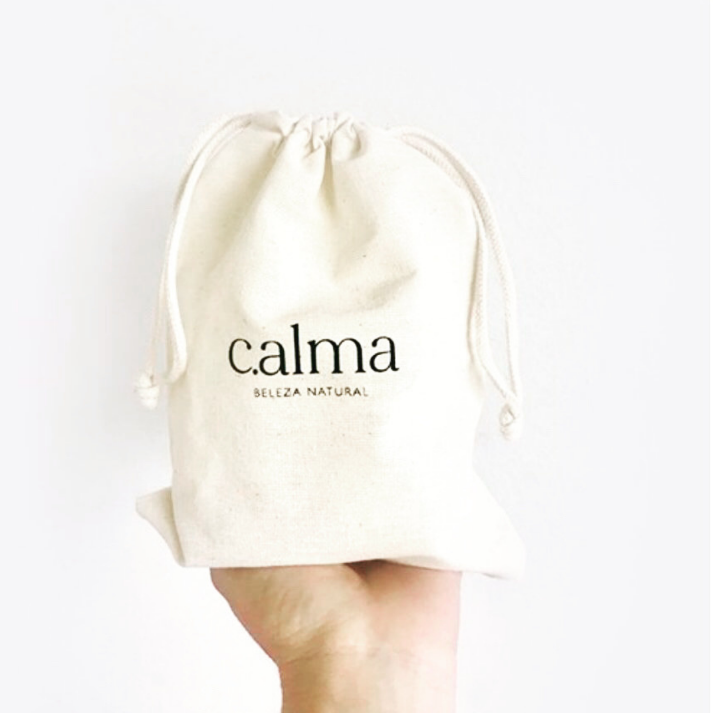 Saquinho de algodão cru para presente - C.alma