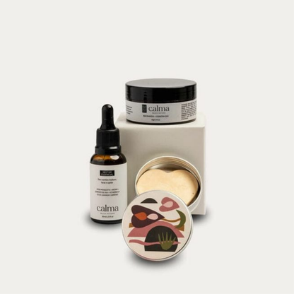 Pele Seca (Creme Facial + Néctar Essencial + Coração Iluminador)