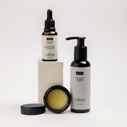 Autocuidado (Gel 2 em 1 + Néctar Essencial + Balm Essencial)