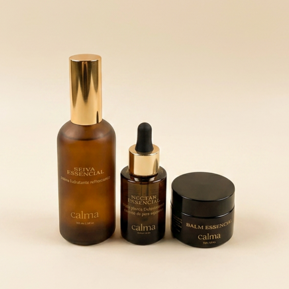 Pele Viva Essencial (Seiva Essencial + Néctar Essencial + Balm Essencial)