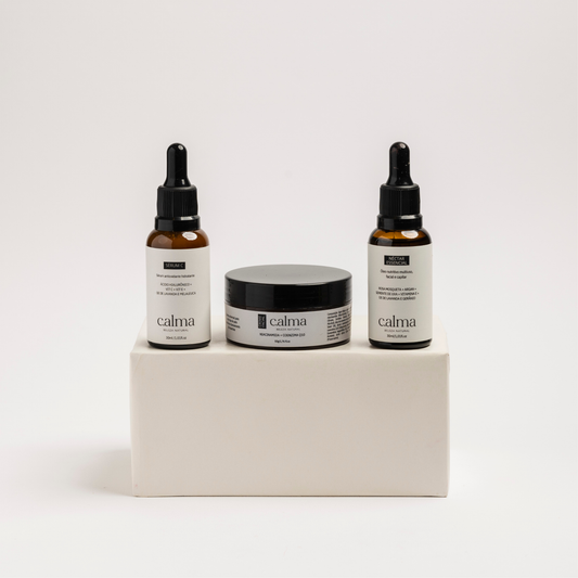 Rotina Dia e Noite (Sérum C + Creme Facial + Néctar Essencial)